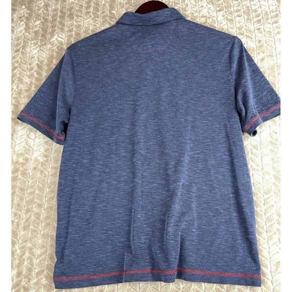 Nat‎ Nast Polo Shirt Mens L Blue Soft Stretch Luxury Originals Casual Heathered - Picture 8 of 12